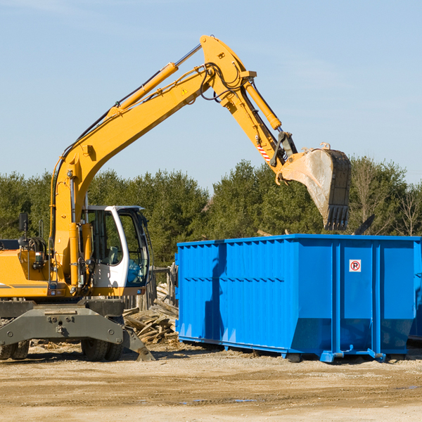 what are the rental fees for a residential dumpster in Moores Mill